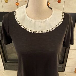 NWT Vintage Cotton Crochet Removable Collar